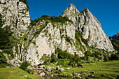 Berglandschaft, Lescun, Département Pyrénées-Atlantiques, Region Nouvelle-Aquitaine, Pyrenäen, Frankreich
