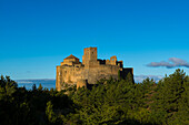 Romanesque castle, Castillo de Loarre, Loarre, Huesca, Aragon, Pyrenees, Spain