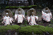 View of the glowing lanterns in Okunoin Cemetery, Okuno-in, Koyasan, Koya, Ito District, Wakayama, Japan