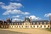 Schloss Fontainebleau in Fontainebleau, Département Seine-et-Marne, Ile-de-France, Frankreich