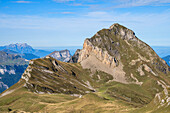 Diepen with Pilatus, Riemenstalden, Glarus Alps, Schwyz, Switzerland