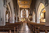  Interior of the Church of St. Martin in Forchheim, Upper Franconia, Bavaria, Germany  