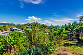 Views of the independent island state of the Solomon Islands, here the capital Honiara and its surroundings in the southwestern Pacific Ocean.