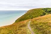 Englische Küste bei Eastbourne, West Sussex, England, Vereinigtes Königreich