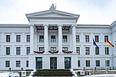  The State Chancellery, official residence of the Prime Minister of Mecklenburg-Western Pomerania in Schwerin, Mecklenburg-Western Pomerania, Germany \n\n\n 