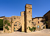 Altstadt von Monticchiello, Provinz Siena, Toskana, Italien