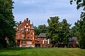  Park with arboretum/botanical garden at Kalkhorst Castle, Klützerwinkel, Baltic Sea coast, Mecklenburg-Western Pomerania, Germany 