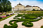  Blooming Baroque Gardens, Baroque Garden, Ludwigsburg Palace, Ludwigsburg, Baden-Württemberg, Germany 
