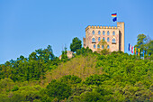 Das Hambacher Schloss in Neustadt an der Weinstraße, Rheinland-Pfalz, Deutschland