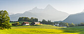  Watzmann from Stanggaß, Oberreit, Berchtesgadener Land, Bavaria, Germany 