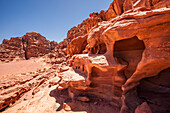  Desert landscape in Wadi Rum, Jordan 