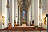 Innenraum der Frauenkirche in München, Bayern, Deutschland, Europa  
