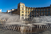  Fountain on Karlsplatz or Stachus in Munich, Bavaria, Germany 