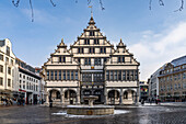  The town hall in Paderborn, North Rhine-Westphalia, Germany, Europe  