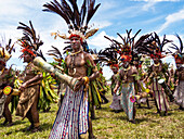Sing Sing, Tänzer bei der Morobe Show, Lae, Papua Neuguinea