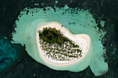 Luftaufnahme der Insel Bijoutier, Bijoutier Island, Alphonse Group, Äußere Seychellen, Seychellen, Indischer Ozean