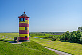 Pilsumer Leuchtturm, Pilsum, Krummhörn, Ostfriesland, Niedersachsen, Deutschland