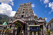 Arulmigu Navasakti Vinayagar-Tempel, einziger Hindu-Tempel, Victoria, Insel Mahé, Hauptinsel, Seychellen, Indischer Ozean, Ostafrika