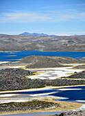  Chile; northern Chile; Arica y Parinacota Region; Lauca National Park; Laguna Cotacotani 