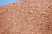 Chile; Nordchile; Region Tarapaca; an der Straße zwischen Iquique und Humberstone; riesige Geoglyphen; überdimensionale Felszeichnungen