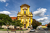  The Evangelical City Church in Kitzingen, Lower Franconia, Bavaria, Germany  