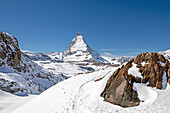  Swiss Alps with Matterhorn, Zermatt, Valais, Switzerland 