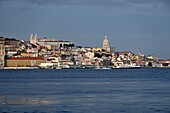  View from the Tagus to the Alfama, Lisbon, Portugal 