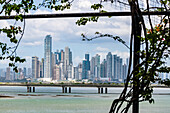 Skyline von der Altstadt aus gesehen, Panama City, Panama, Amerika