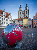 Marktplatz, Lutherstadt Wittenberg, Sachsen-Anhalt, Deutschland