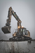  Excavator in action, Zug, Switzerland 