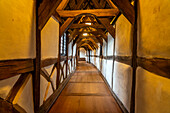 Margarethengang in der Wartburg, UNESCO Welterbe in Eisenach, Thüringen, Deutschland 