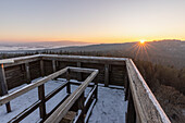 An der Burg Epprechtstein im Fichtelgebirge, Weißenstadtl, Oberfranken, Franken, Bayern, Deutschland, Europa