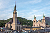  Franciscan Church and Salzburg Cathedral, Salzburg, Austria 