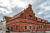 Das Stadtgeschichtliche Museum im Schabbellhaus in der historischen Altstadt, Hansestadt Wismar, Mecklenburg-Vorpommern, Deutschland