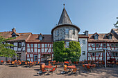 Büttelturm in der Burggrabenzeile am Platz am Untertor, Hofheim am Taunus, Taunus, Hessen, Deutschland