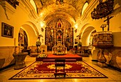 Chancel of the church of Santa Maria de África, Ceuta, Strait of Gibraltar, Spain 