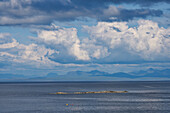 Großbritannien, Schottland, Inneren Hebriden, Insel Isle of Skye, Halbinsel Trotternish, Blick nach Osten in Richtung Festland