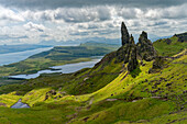  Great Britain, Scotland, Isle of Skye, Trotternish Peninsula, view of the Old Man of Storr 