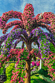 Blumenskulpturen, Der Blumenpark 'Miracle Garden', Dubai, Vereinigte Arabische Emirate, Arabische Halbinsel, Naher Osten