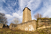 An der Burg Altnußberg im Bayerischen Wald bei Viechtach, Niederbayern, Bayern, Deutschland, Europa