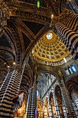 Prunkvoller Innenraum Dom Cattedrale Metropolitana di Santa Maria Assunta, Siena, Region Toskana, Italien, Europa