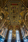 Prunkvoller Innenraum Dom Cattedrale Metropolitana di Santa Maria Assunta, Siena, Region Toskana, Italien, Europa