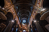 Dom von Innen, Duomo di Cremona, Platz Piazza Duomo, Cremona, Provinz Cremona, Lombardei, Italien, Europa