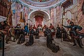 Wandgemälde in der Wallfahrtskirche Sacro Monte d’Orta, Orta San Giulio, Ortasee Lago d’Orta, Region Piemont, Italien, Europa