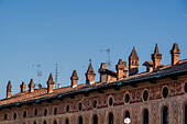 Herzogspalast Piazza Ducale, Vigevano, Provinz Pavia, Lombardei, Italien, Europa
