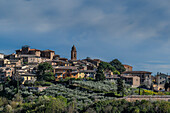 Blick auf Altstadt, Siena, Region Toskana, Italien, Europa