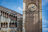 Dom von Parma mit Turm, Cattedrale di Parma, Provinz Parma, Emilia-Romagna, Italien, Europa