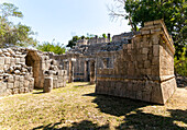Tempel der Tafeln, Templo de los Tableros Esculpidos, Chichen Itzá, Maya-Ruinen, Yucatan, Mexiko
