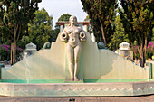 Fuente de los Cántaros, Fountain of the Jugs, by José María Fernández Urbina, modelled on Luz Jiménez, La Condesa, Mexico City, Mexico