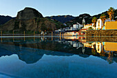 Seawater swimming pool in Porto da Cruz, Madeira, Portugal.